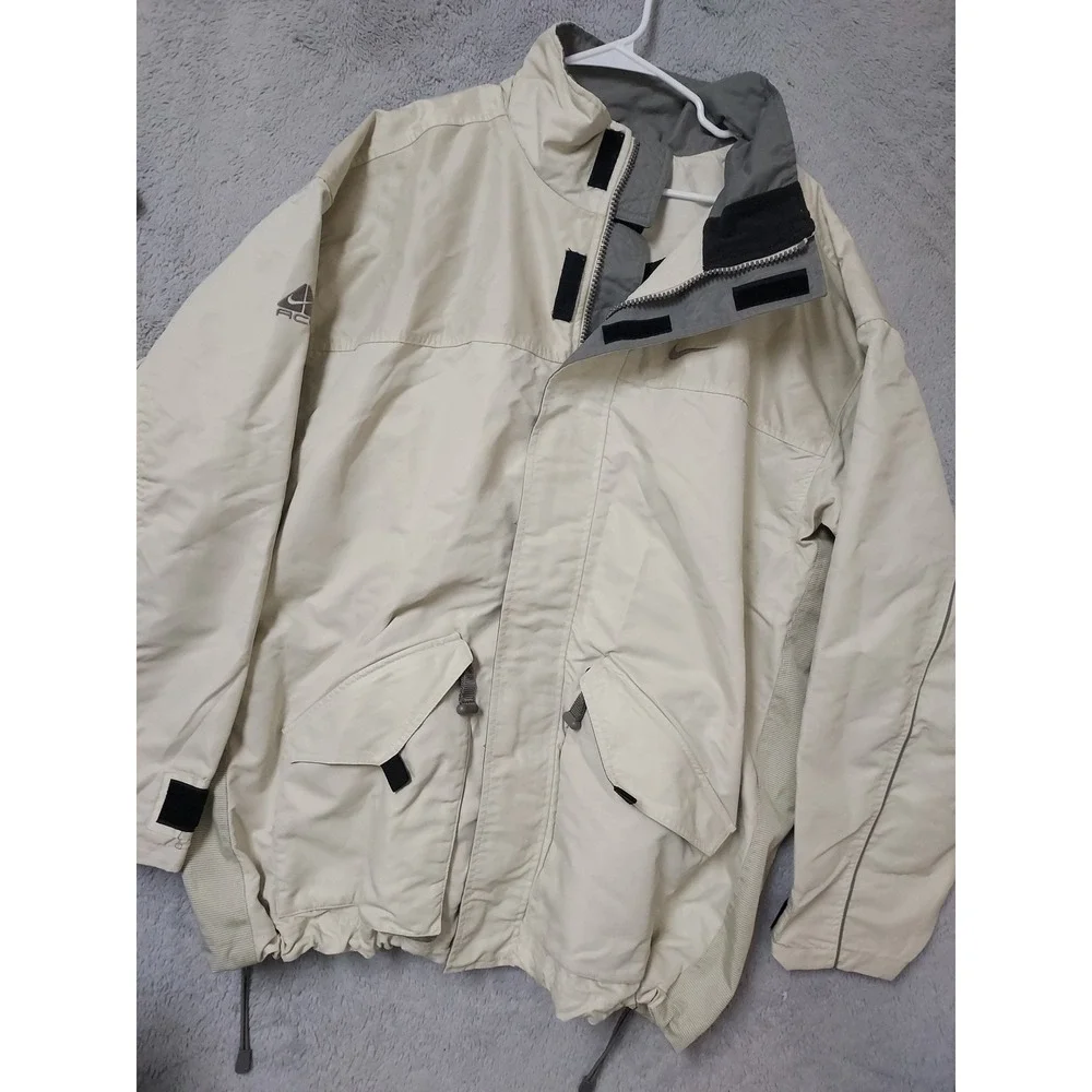 Vintage Nike ACG Jacket Men XL All Conditions Gear Outer Layer 3 Cream Snowboard